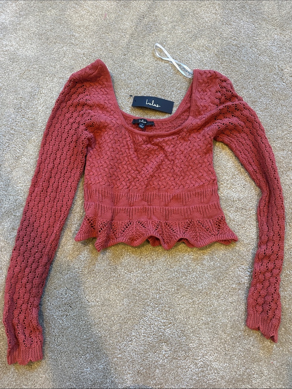 Lulus crop sweater